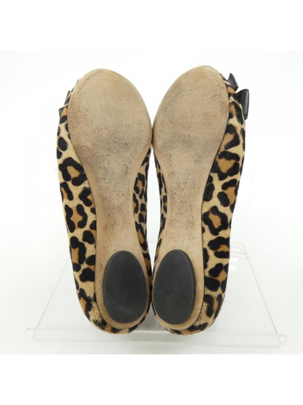 Louis Vuitton Leopard Print Poppy Flat Beige Brown Black - Picture 4 of 6
